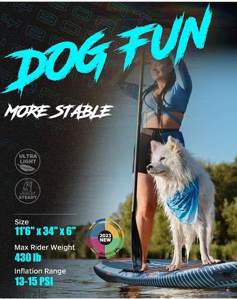 MYBOAT Doggy SUP 11.6' (with D-ring for kayak seat) 0