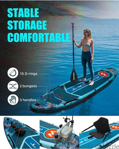 MYBOAT Doggy SUP 11.6' (with D-ring for kayak seat) 4