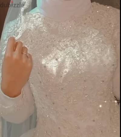 wedding dress new not usedفستان زفاف رائع موديل باربي