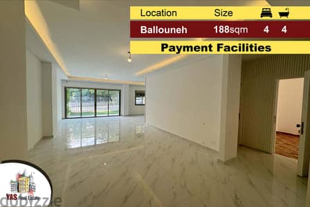 Ballouneh 188m2 + 80m2 Garden | High-End | New |Payment Facilities||MY