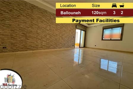 Ballouneh 120m2 | Brand New | Calm Area | Payment Facilities |MY