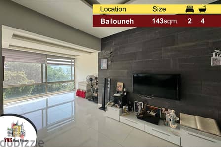 Ballouneh 143m2 | Excellent Condition | Open View | Luxurious | Catch