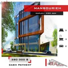 Duplex for sale in mansourieh 220 SQM REF#MS82061
