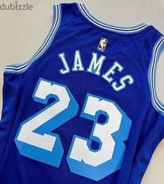 lebron james Los Angeles lakers blue edition nike jersey 0