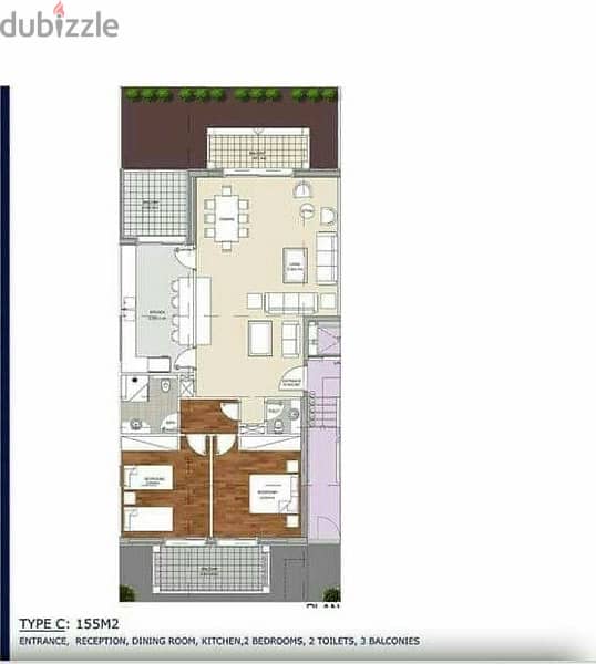 New 2 Bedroom Apartment in Shweir ,شقة غرفتين نوم في الشوير 1