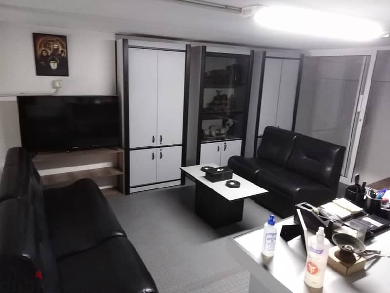 Mazraat Yashouh | 75m2 Shop With an Upper Private Office | Furnished 4