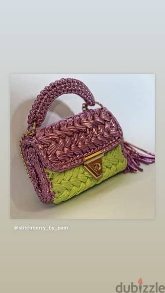 Dissona, Bags, Purple Italian Leather Purse By Dissona