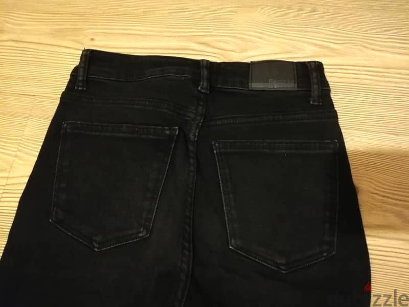 Bershka black high waist skinny jeans for girls 2