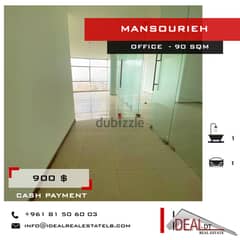 Office for rent in mansourieh 90 SQM REF#JPT22105 0