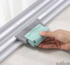 Window Gap Cleaning Sponge, 13cm, Blue - Grey
