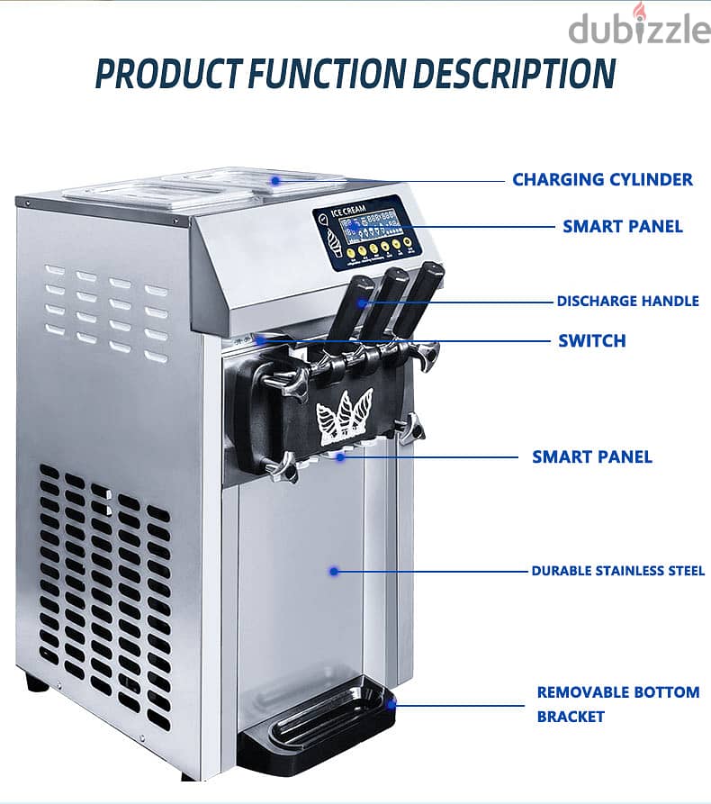 ICE CREAM MACHINE HIGH QUALITY VEVOR 1