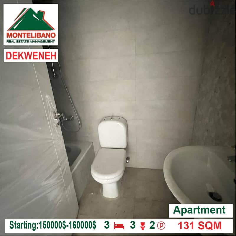 Starting:150000$-160000$!! Apartments for sale in Dekwaneh !! 2