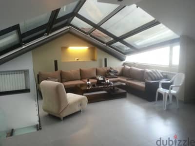 L07268-High-end Decorated Duplex for Sale in Ain Saade with Great Sea