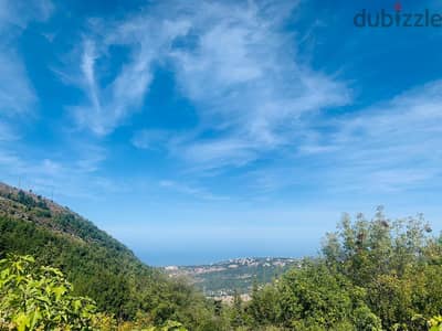 1567 SQM Land in Ghbeleh, Keserwan with Breathtaking Mountain View