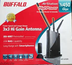 Wifi Station Buffalo Router 450 Mbps 0