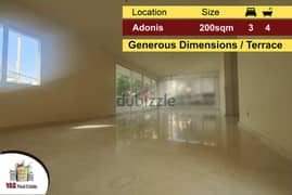Adonis 200m2 | 150m2 Terrace | Brand New | Generous Dimensions | 0