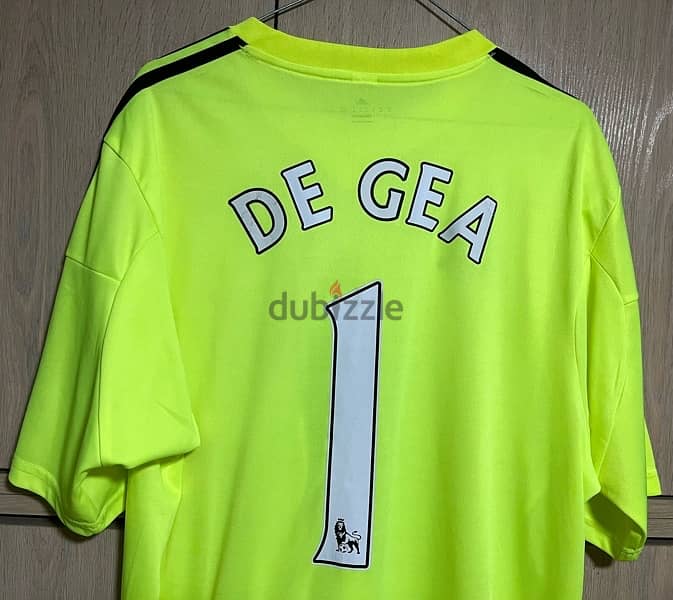 de gea Manchester United goalkeeper adidas jersey 0