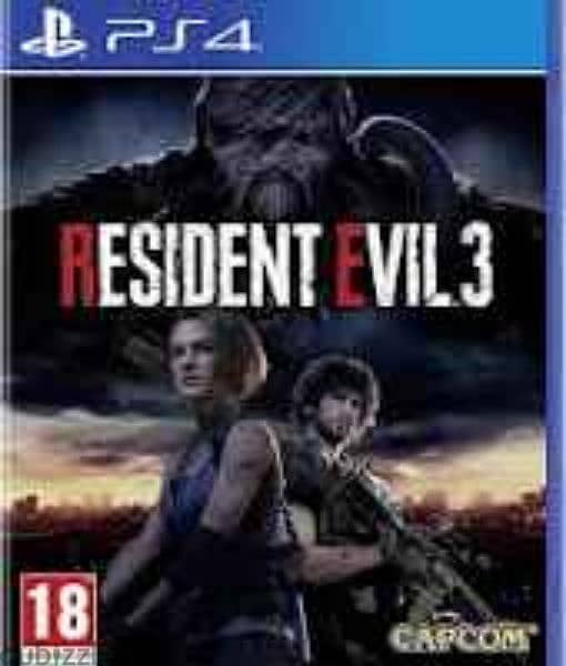 Resident evil 3 remake used like new  for ps4 0