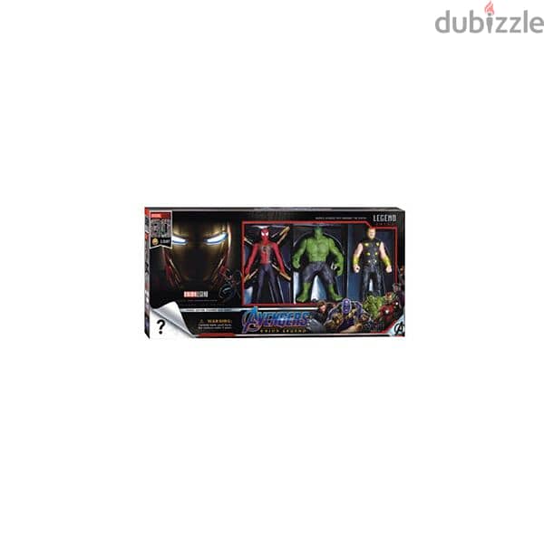 Avengers Action Figures Set with Face 2