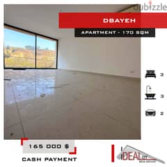 Apartment for sale in dbayeh 170 SQM REF#EA15227