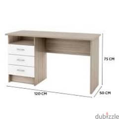 Desk available in different sizes and colours