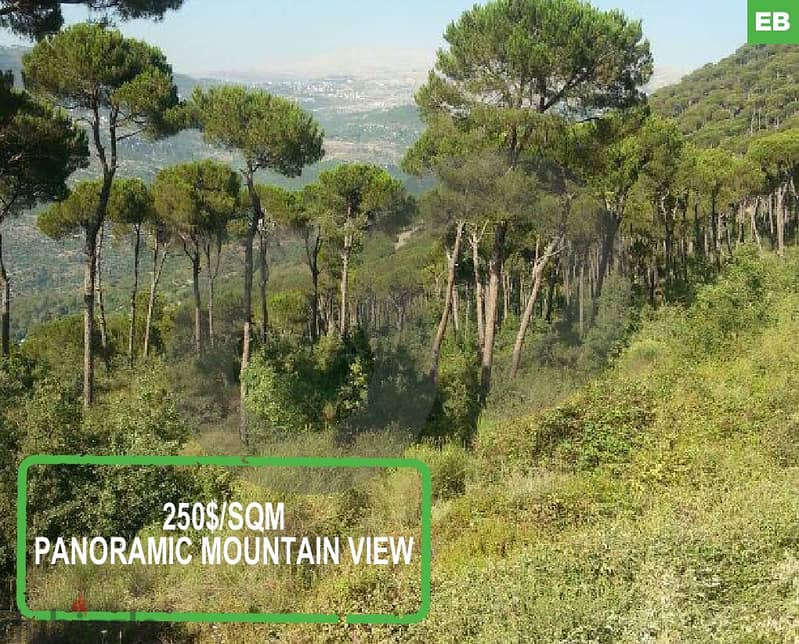 Land in Baabdat with Easy Slope and Panoramic Views REF#EB97137 0