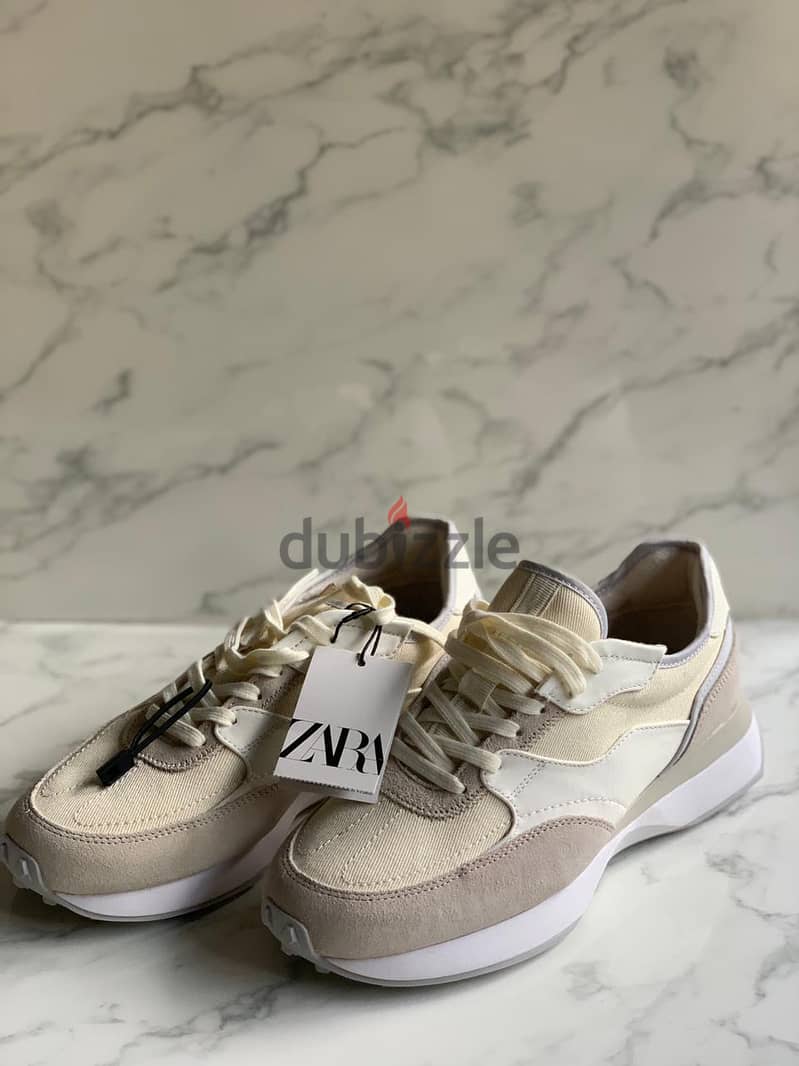 ZARA  - Men's Sports Casual Shoes - Off-White 41 2