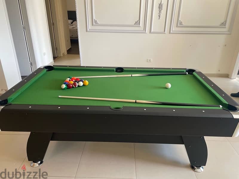 Pool table mdf wood billiard 3