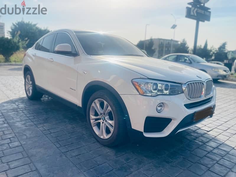 bmw x4 2016 white/basket no accident not registered 0