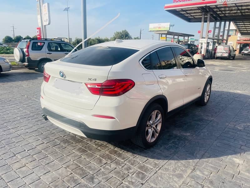 bmw x4 2016 white/basket no accident not registered 2