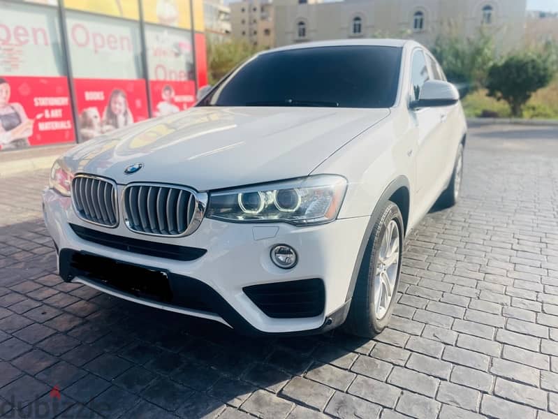 bmw x4 2016 white/basket no accident not registered 4