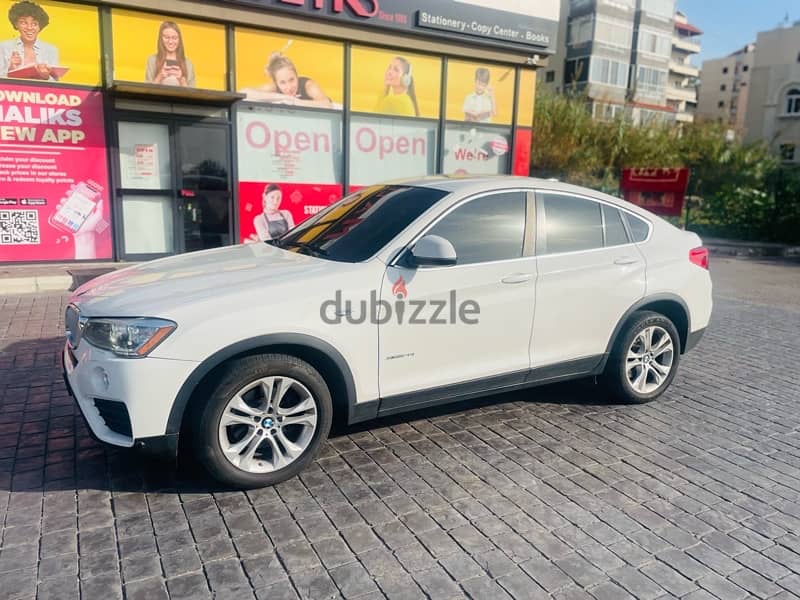 bmw x4 2016 white/basket no accident not registered 5