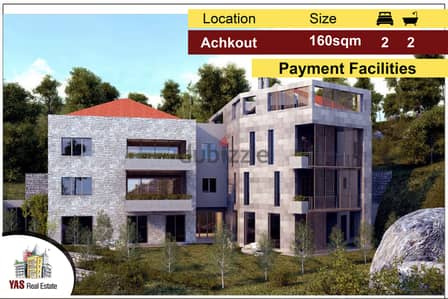 Achkout 160m2 | 60m2 garden | Under Construction | Payment facilities|