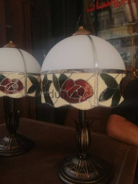 two lampadaire tiffany original italy 1