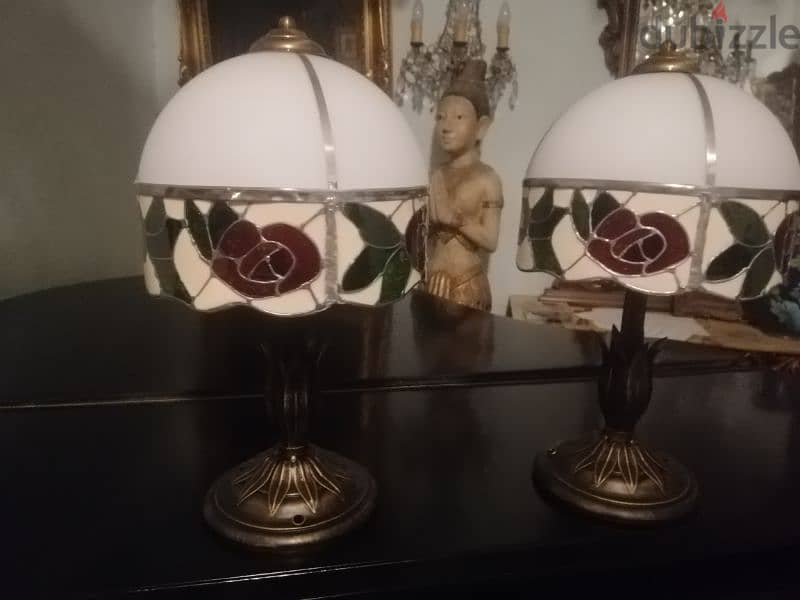 two lampadaire tiffany original italy 4
