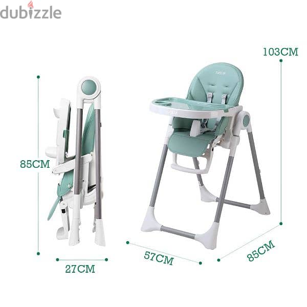 Folding High Chair For Babies And Toddlers 1