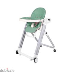 Portable Folding High Chair For Babies And Toddlers - Green