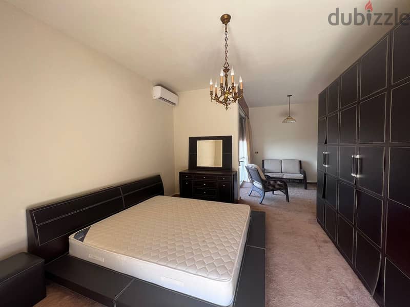 Fully-Furnished apartment for rent in Broummana 11