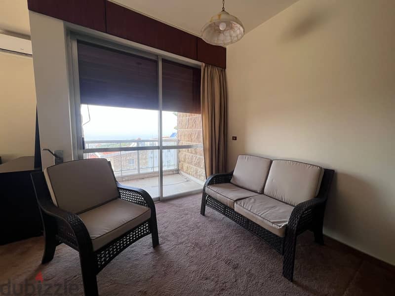 Fully-Furnished apartment for rent in Broummana 13