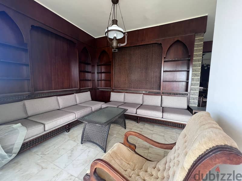 Fully-Furnished apartment for rent in Broummana 19