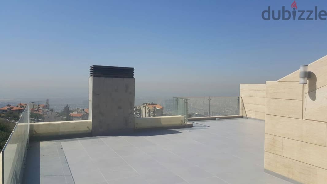 Sea And Beirut View Rooftop For Rent In Beit Mery 1