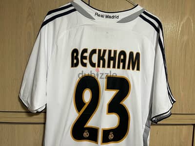 Real Madrid Home 2006  beckham 23 limited edition adidas jersey