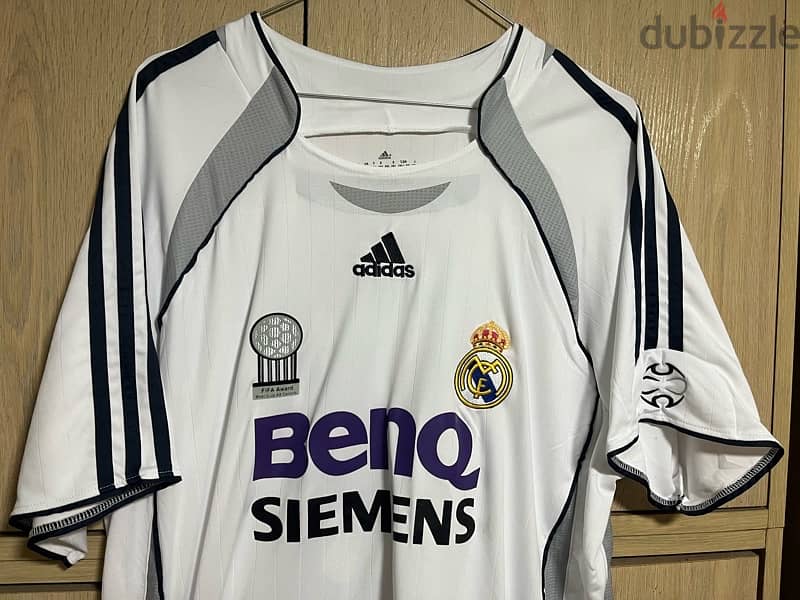 Real Madrid Home 2006 historic beckham adidas jersey 1