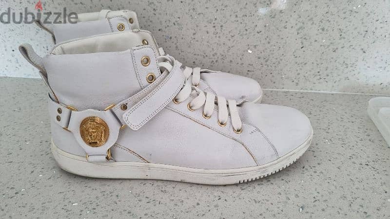 mens versace high-top sneakers 0