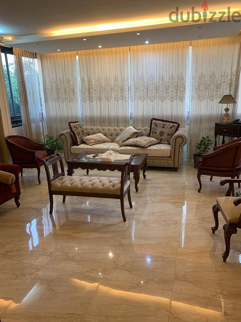 (G. S. ) A furnished 120 m2 apartment for rent in Aoukar/Metn 1
