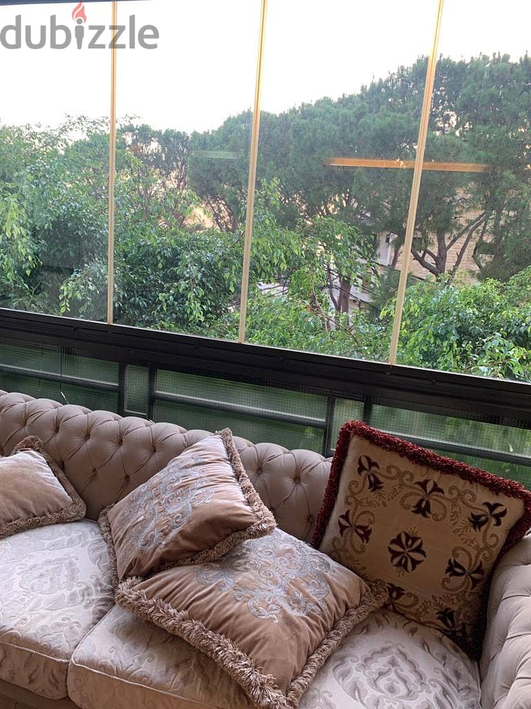 (G. S. ) A furnished 120 m2 apartment for rent in Aoukar/Metn 2
