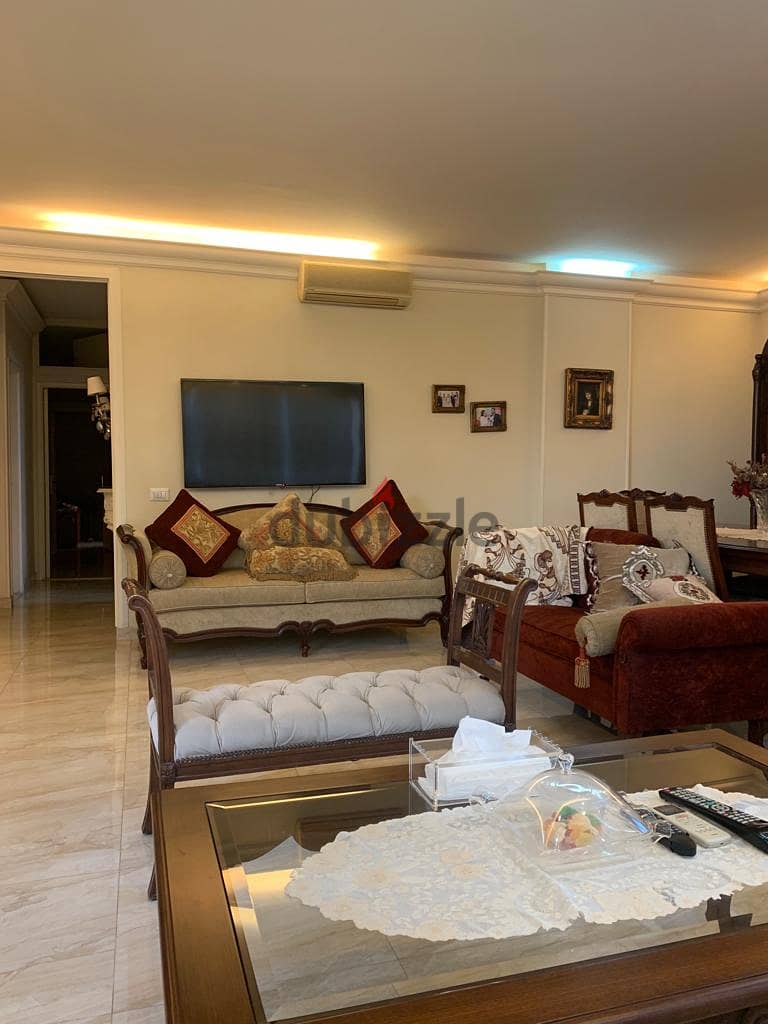 (G. S. ) A furnished 120 m2 apartment for rent in Aoukar/Metn 7