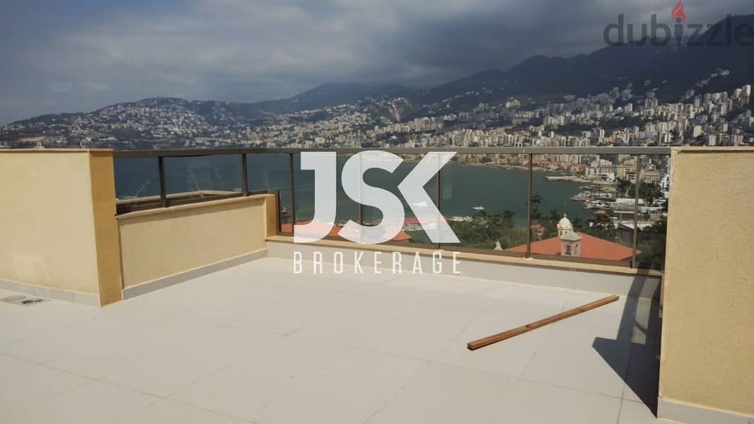 L13507-300 SQM Duplex With Panoramic Sea View for Sale in Kaslik 0