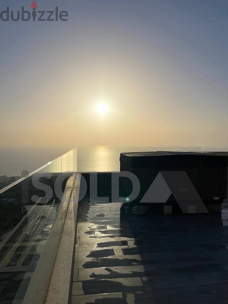 466m2 LUX duplex+365m2 rooftop+open sea/mountain view for sale in Adma 15