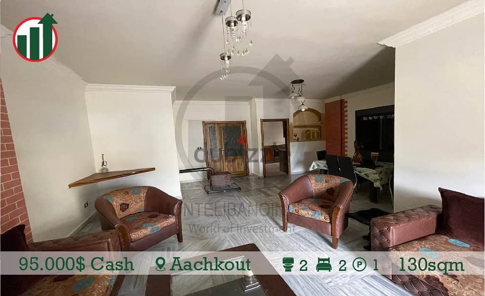 Catchy Apartment with Terraces for sale in Aachqout! 1